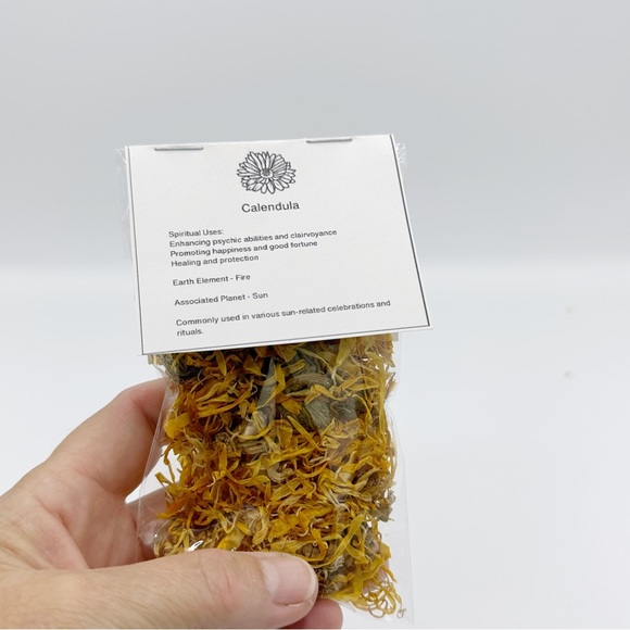 Dried Calendula Marigold Orange Whole Magical Witch Herb - Picture 3 of 6
